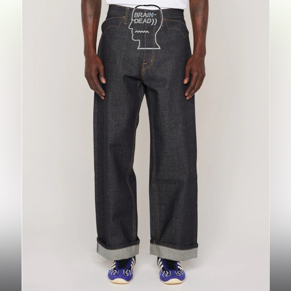 BRAIN DEAD Type 00 15 oz Selvedge Denim Jean - Picture 5 of 10